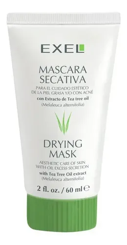 Mascara Secativa Exel Para Piel Acneica Extracto De Tea Tree Tipo de piel Grasa
