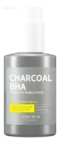 Máscara Facial Charcoal Bha Pore Clay Bubble 120g Some By Mi Tipo De Piel Los Tipos De Piel