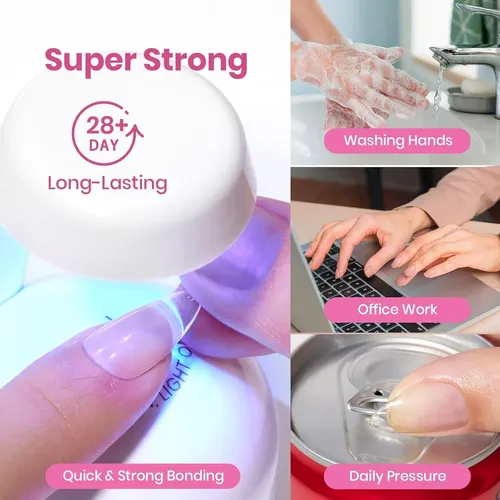 Gel Beetles Kit De Uñas Etch-x Almond Mediano 288pzas