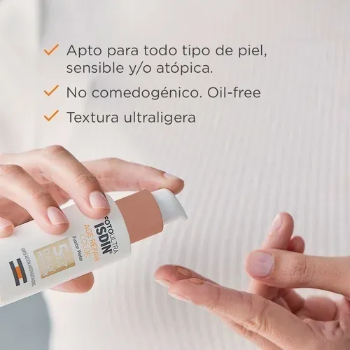 Fotoprotector Isdin Fotoultra Age Repair Color Spf 50- X50ml