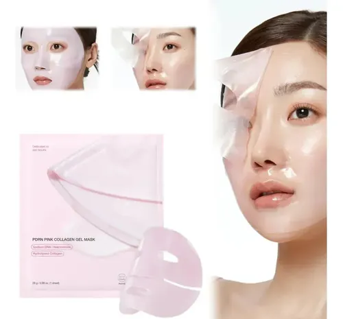 Mascarilla Coreana Pdrn Pink Collagen Gel Mask Pack X4