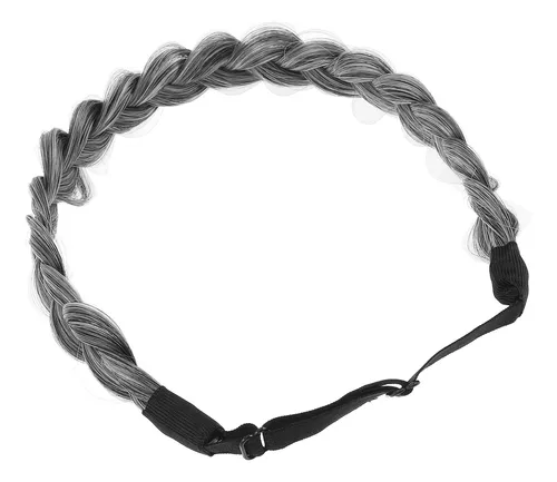 Diadema Ajustable Trenzada Para Cabello Sintético Mujer