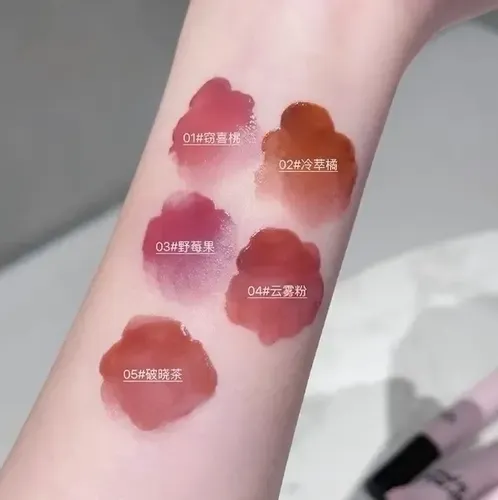 Labial Liquido Con Aplicador Water Mist Lip Glaze Gege Bear Set X5 Labiales