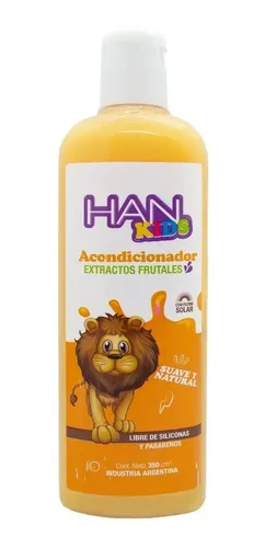 Han Kids Acondicionador Infantil Niños Suave Cabello 350ml