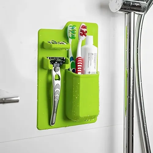Organizador De Silicona Para Brochas Y Cepillos Para Baño