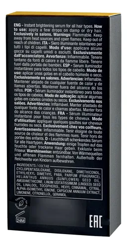 Alfaparf Semi Di Lino Serum Reparador Puntas Brillo X 15 Ml