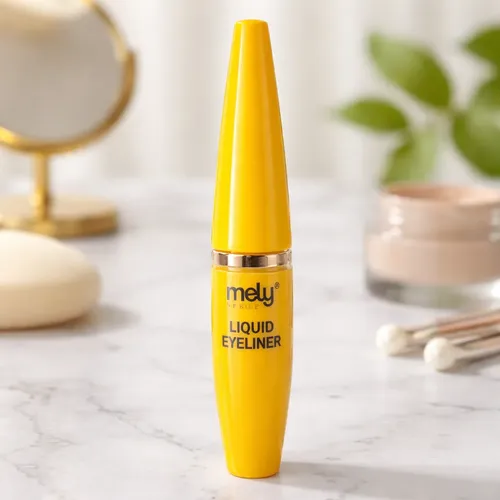 Delineador Líquido Para Ojos Mely Waterproof Envase Amarillo
