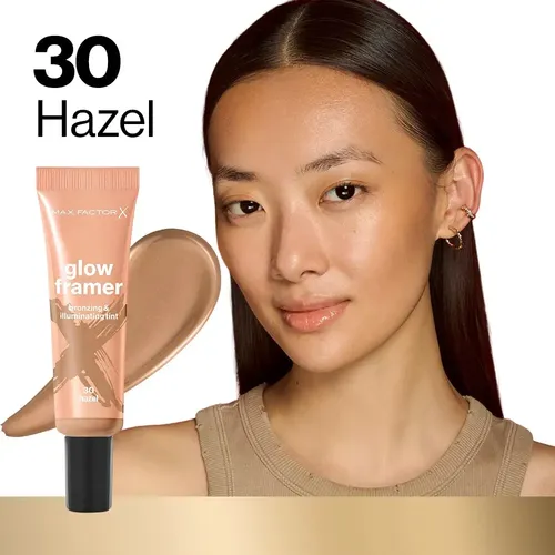 Tinta Bronzer e Iluminadora Max Factor Glow Framer Hazel 30