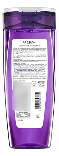 Agua Micelar L’oreal Paris Revitalift Ácido Hialurónico