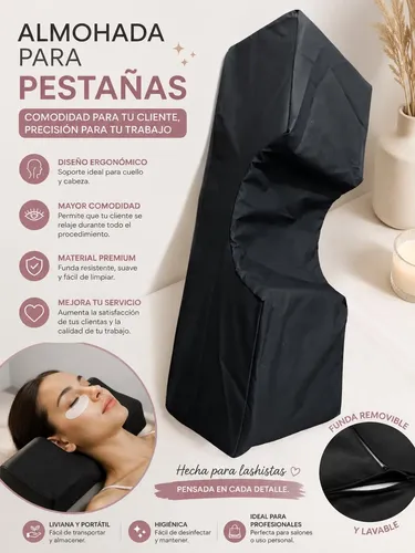 Sleep Time Lashista Almohada 56x26x15cm Para Pestañas