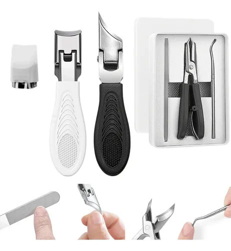 Wide Jaw Opening Anti Splash Slanted Nail Clipper, Upgrade