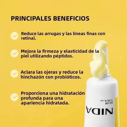 Kit 3 Cremas Faciales Antiedad Nida Con Péptidos