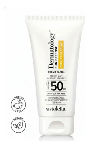Protector Solar Facial Fps 50 Dermatology De Violetta