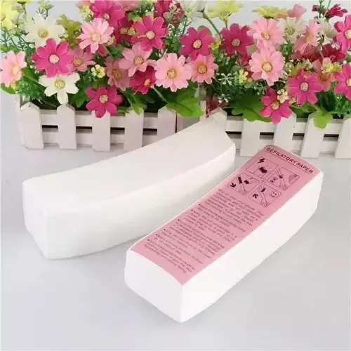 100 Piezas De Papel Encerado Para Depilación Corporal.