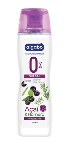 Acondicionador Algabo 0% Acai Y Romero X 750ml Antioxidante