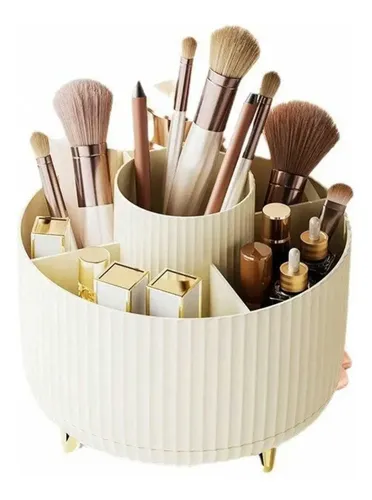 Organizador Giratorio Para Brochas Y Maquillaje