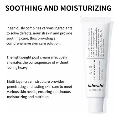 Ab3 Piezas, Crema Reparadora Intensiva, Crema Calmante 345,