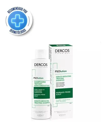 Vichy Dercos Shampoo Psolution Psoriasis Picazón Descamación 200ml
