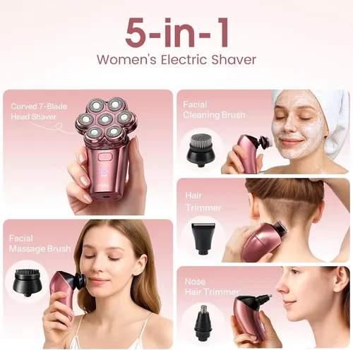 Maquinillas De Afeitar Eléctricas Para Piernas De Mujer: Gel