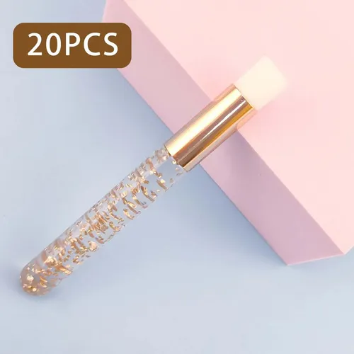 20 Cepillos Portátiles Para Champú Para Pestañas Y Limpiador