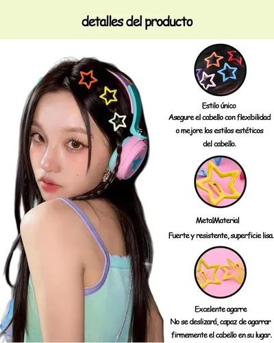 Clips Para Cabello Broches Para Cabello Niña 100 Piezas