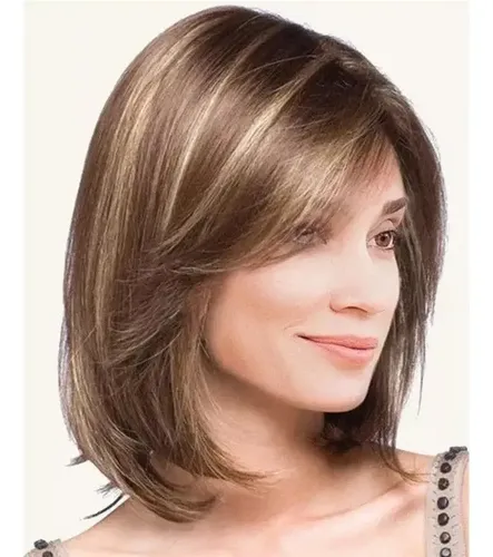 // Peluca De Cabello Humano Bob Con Encaje **