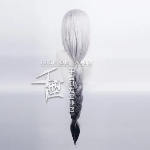 Genshin Impact Shenhe Peluca Largo Pelo 80cm