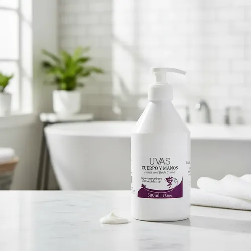 Crema Cuerpo Y Manos 500ml Uvas Cosméticos