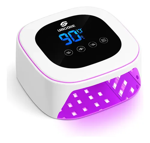 Lámpara Uv Led Recargable Blanca Para Uñas Gel 80w