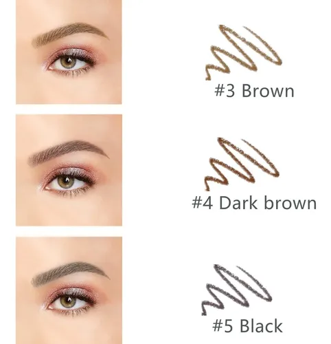 Lápiz De Cejas Bechy Marrón Waterproof 3 Pzas