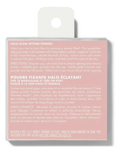 Polvo Fijador Suelto E.l.f. Halo Glow 6.84g Claro