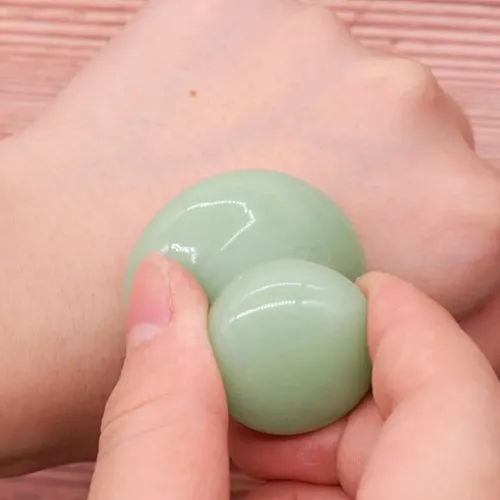 Rodillo De Hielo Uonlytech De Facial Tools, Color Verde, Jad