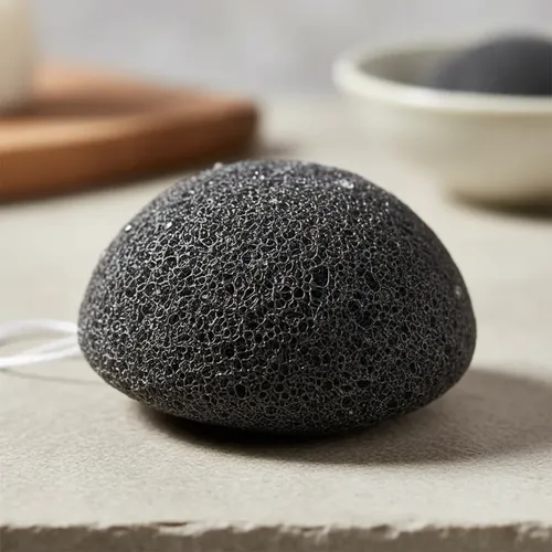 Konjac Esponja Vegetal Facial De Carbon Pieles Grasas Pollie