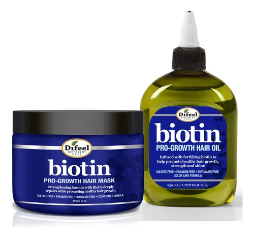 Mascarilla Capilar Difeel Pro-growth Biotina, 340 G, Aceite,