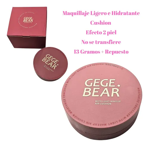 Base Cushion Efecto Porcelana Hidratante Intransferible