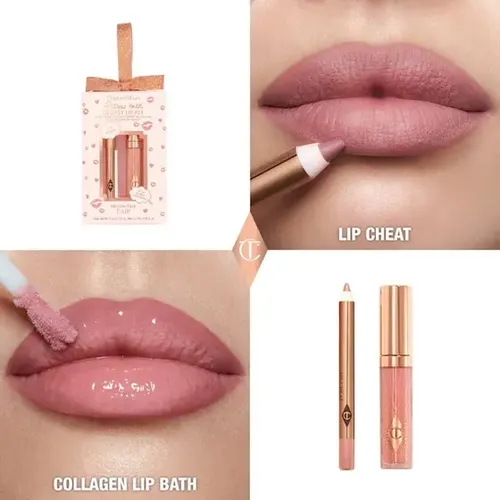 Gloss Y Delineador Charlotte Tilbury- Pillow Talk Glossy Lip
