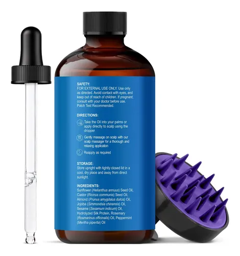 Aceite Para El Cabello Botanic Hearth Romero Y Ricino 118 Ml