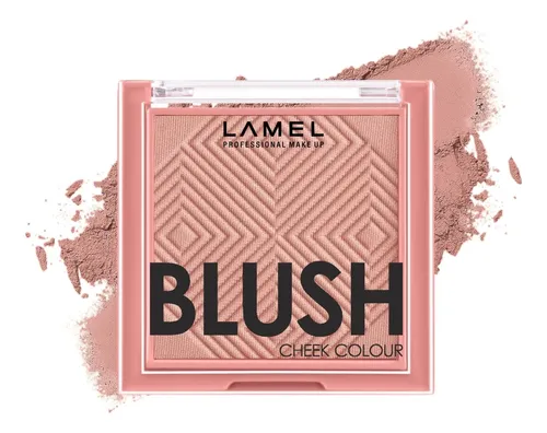 Colorete En Polvo Lamel Para Mejillas, Compacto De Alta Pigm