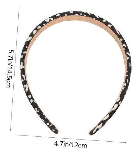 Gy- 3 Diademas Leopardo Cebra Retro Elegantes Mujer Mixed Color*3