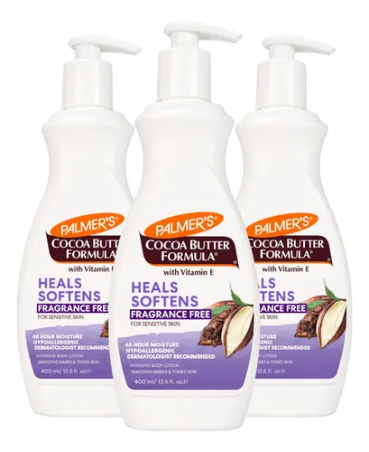 Loción Palmer’s De Manteca De Cacao Sin Fragancia, 400 Ml (p