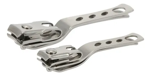 Juego De Cortaúñas De Acero Inoxidable De 2 Piezas Para Pedi