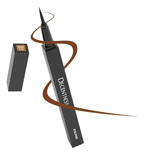Delineador Líquido Marrón Vivacious Cosmetics 0.59 Ml