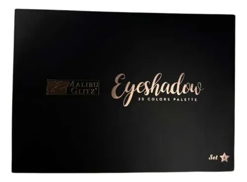 Paleta Malibu Glitz De Sombras 35 Tonos Mg564-4 Sin Tono