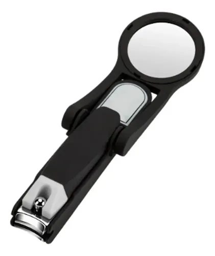 Cortaúñas Con Lupa De Acero Inoxidable