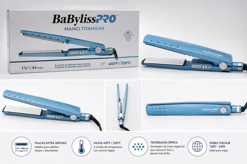 Planchita De Pelo Babylisspro Nano Titanium 4094