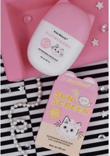Protector Solar Facial Spf 60 Sunscreen 60 Ml Kiss Beauty