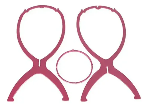Soporte Para Peluca Plastico Plegable Liviano Cabeza