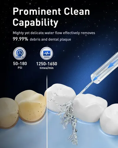 Hilo Dental Mysmile Lp233 Pro Con Pantalla Digital Gris Oscuro