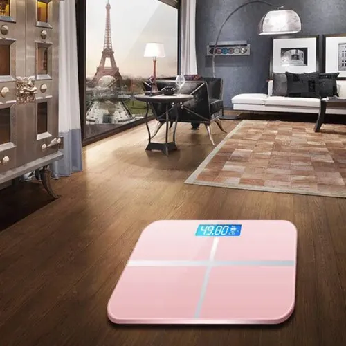 Báscula De Baño Digital Precisa, Pantalla Lcd Iluminada, Ste
