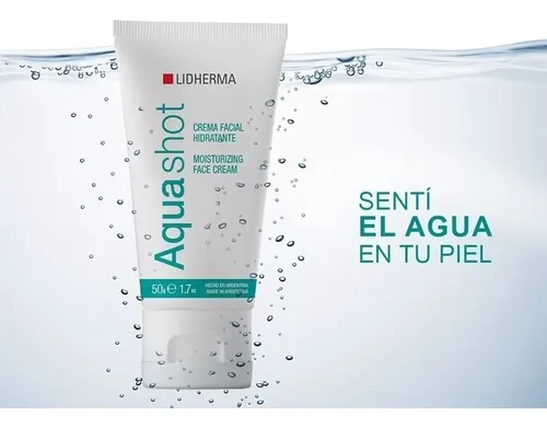 Aqua Shot Crema Facial Hidratante 50ml Lidherma